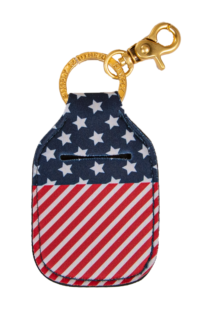 Simply southern sanitizer keychain