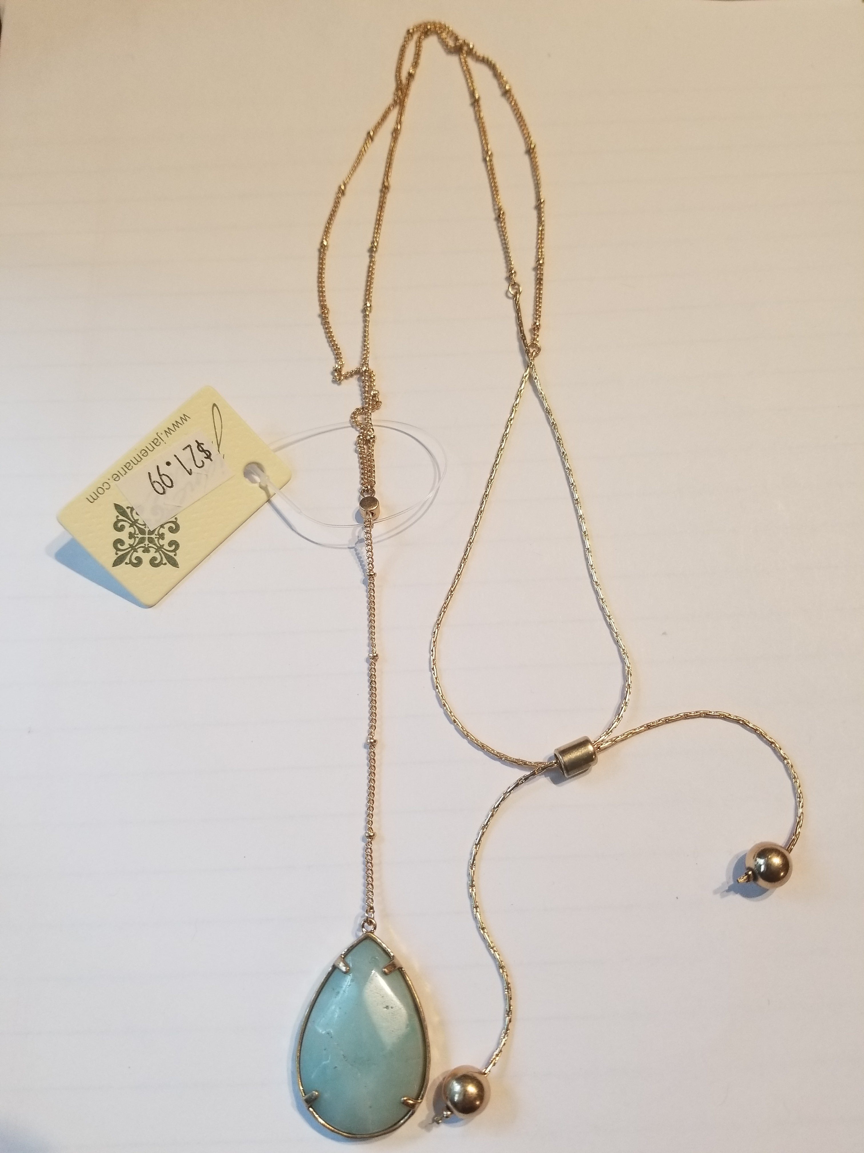 Jane Marie Pendant Necklace (2 colors)