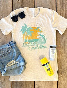 High tides & good vibes t-shirt