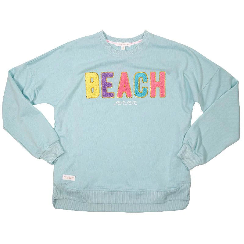 Simply Southern Sparkle crew beach shirt