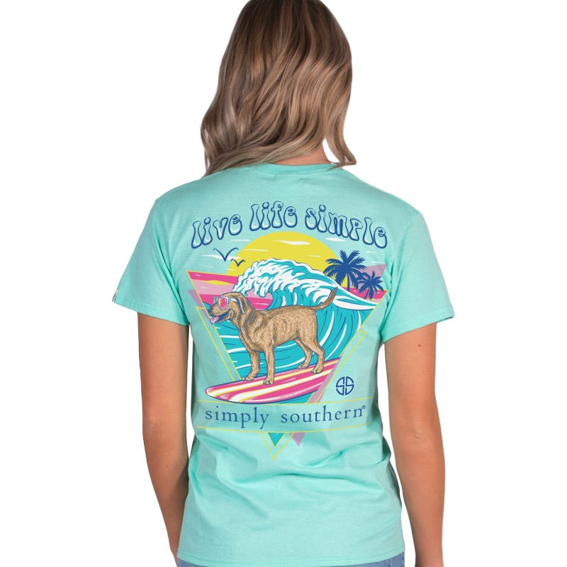 SIMPLY SOUTHERN YOUTH T-SHIRT-"SURF"