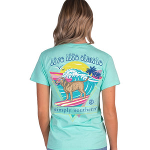 SIMPLY SOUTHERN YOUTH T-SHIRT-"SURF"