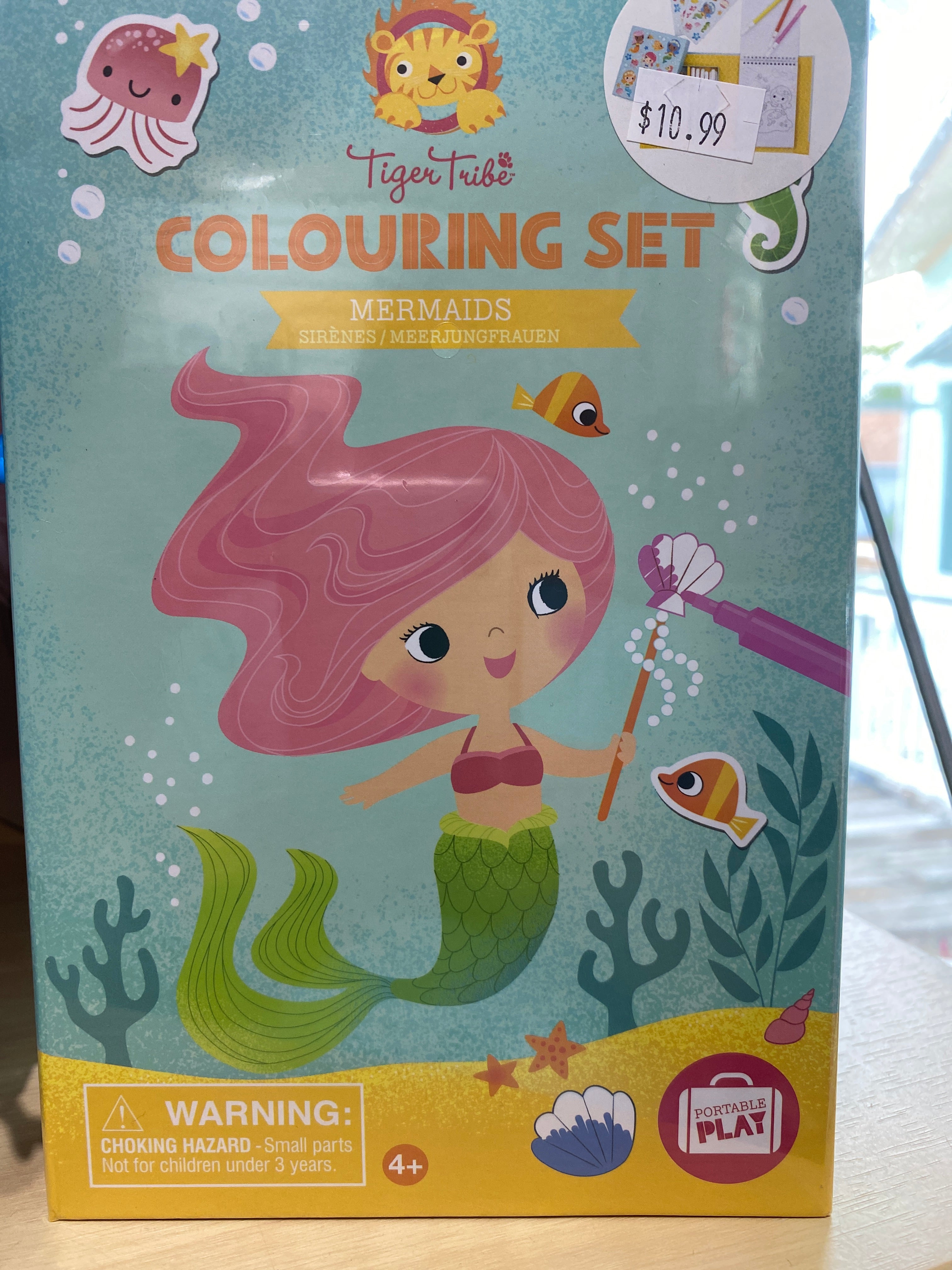 Tiger Tribe Mermaid Colouring Set