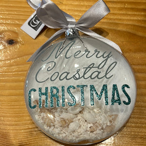 Coastal Christmas ornament
